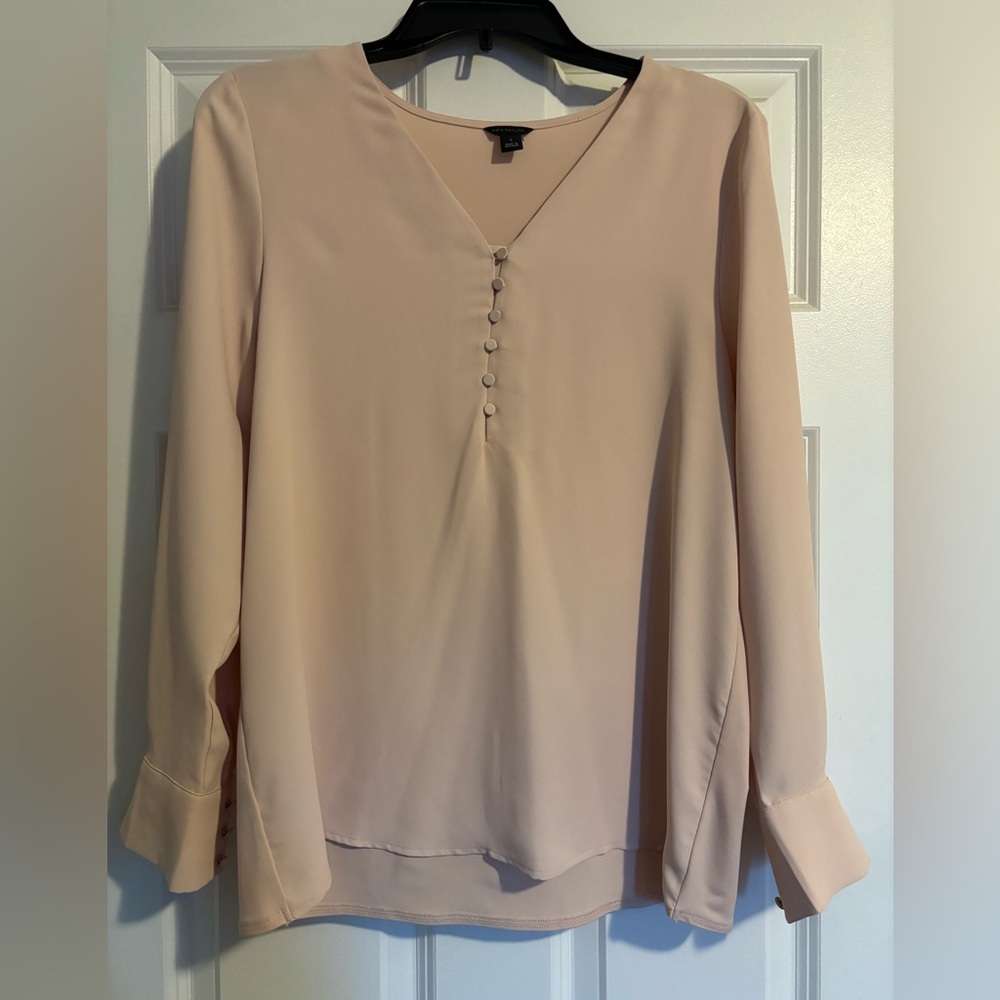 Ann Taylor size small dress shirt and skirt